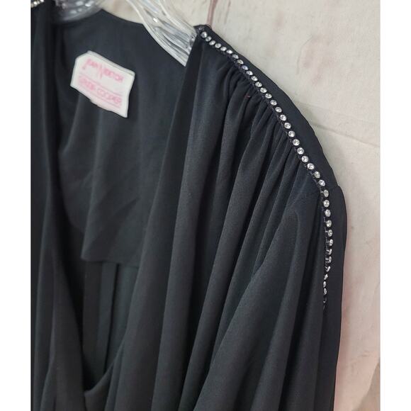 Jean Nidetch Claudia Cooper Black Studded Dress - Size 16 - Picture 4 of 6